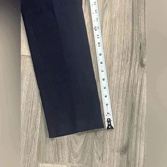 Rafaella Navy Ankle Length Elastic Waist Pants - Picture 7 of 9